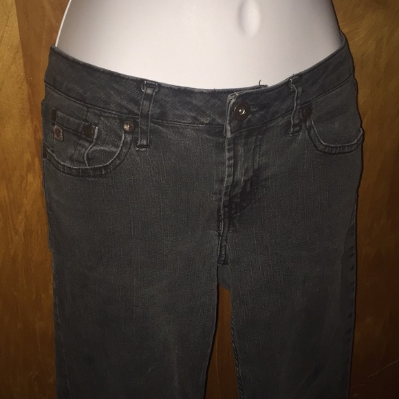 Gray/Black Paris Blues Jeans Size 5 - Picture 3 of 9